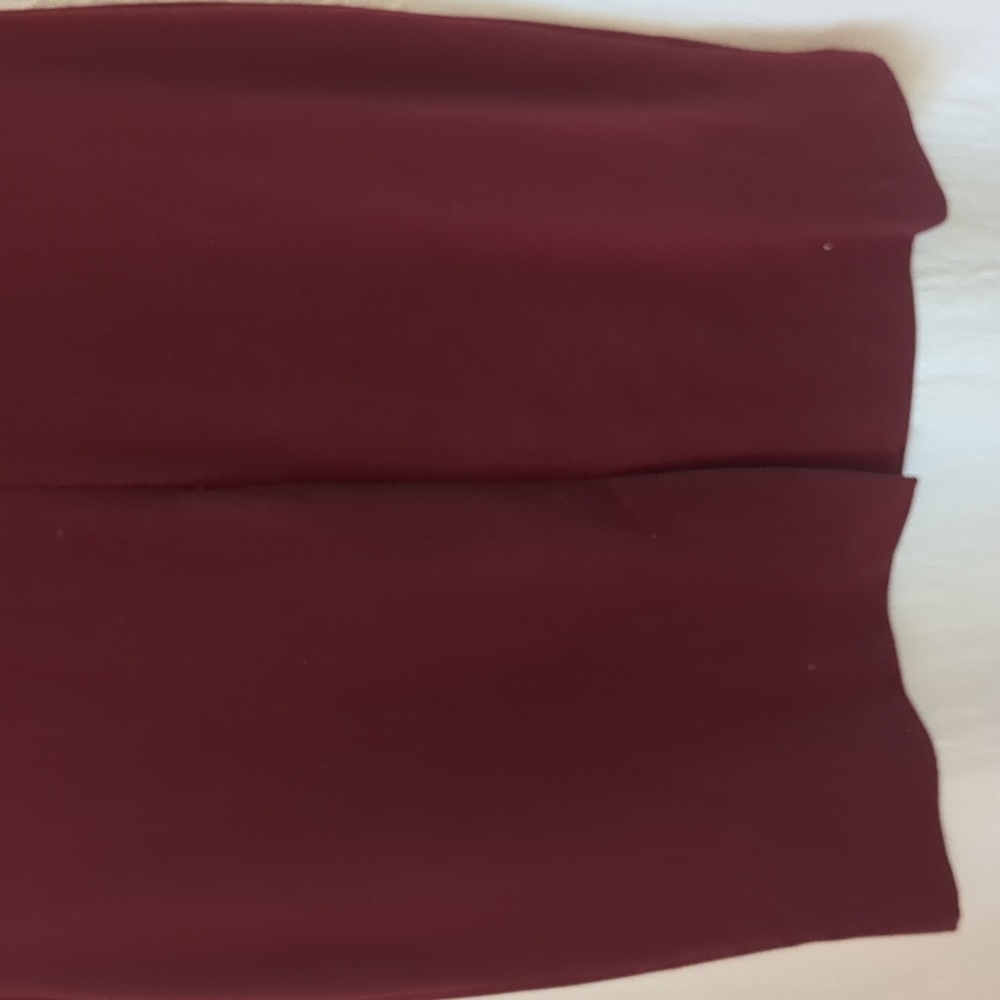 Isaac mizrahi for target burgundy holiday dress - Picture 6 of 6